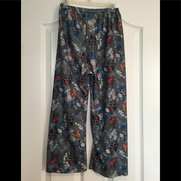 Boys American Hero Flannel Print Pajama Bottoms - Picture 2 of 3